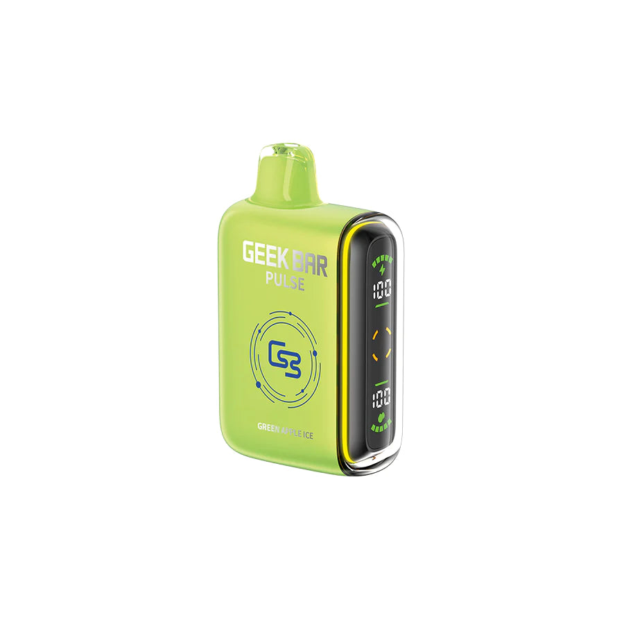 Green Apple Ice Geek Bar Pulse 9000 Keswick Alliston Newmarket Woodbridge Vaughan GTA Toronto Ontario Canada