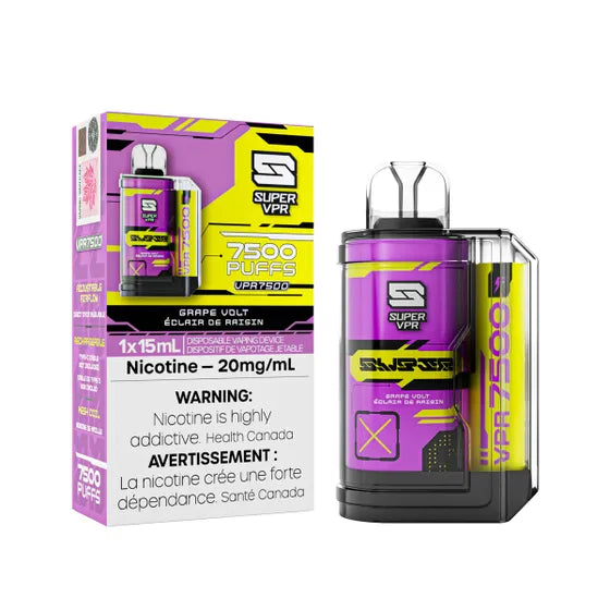 Grape Volt Super VPR 7500 Disposable Keswick Alliston Newmarket Woodbridge Vaughan GTA Toronto Ontario Canada