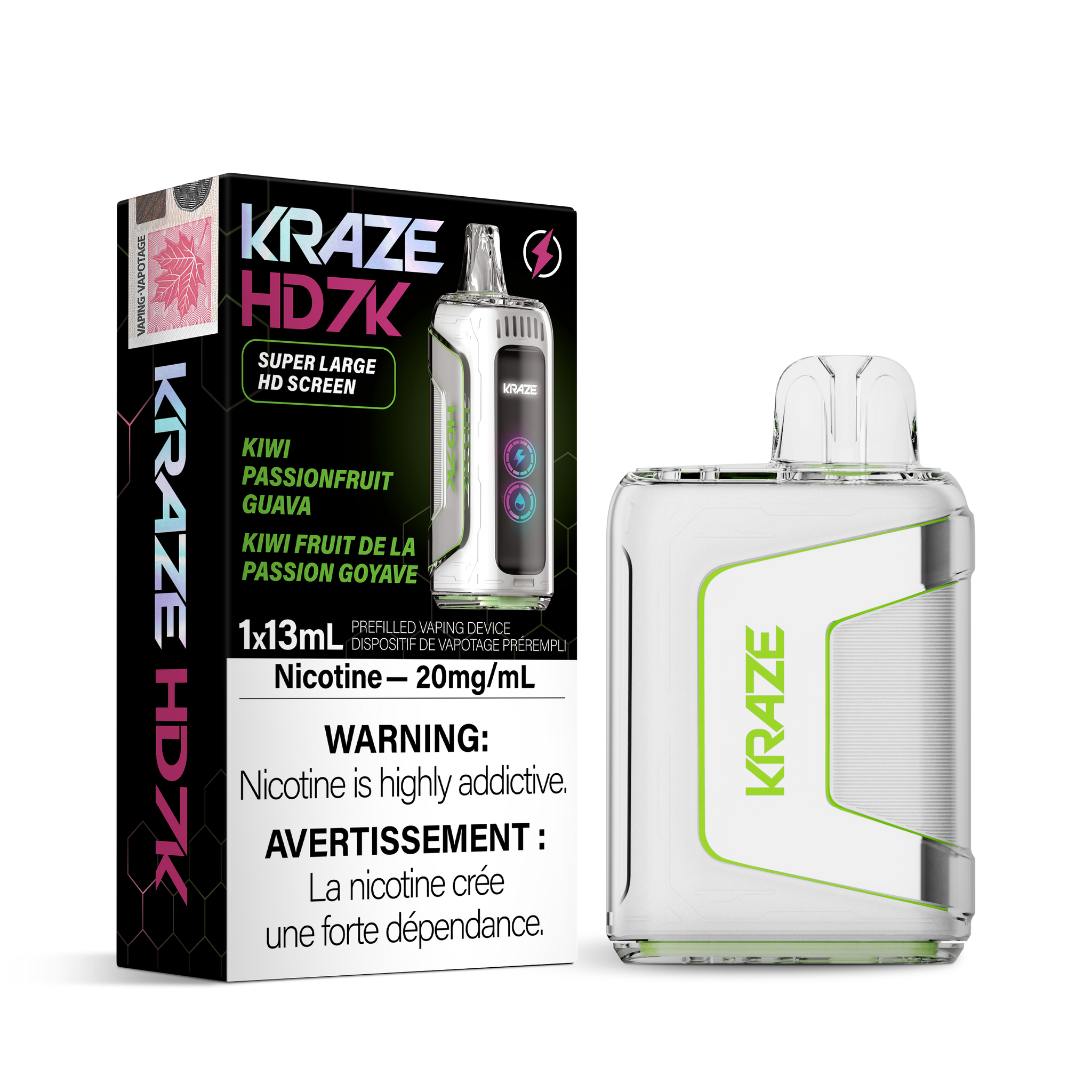 Kiwi Passionfruit Guava KRAZE HD7K Keswick Alliston Newmarket Woodbridge Vaughan Toronto GTA Ontario Canada