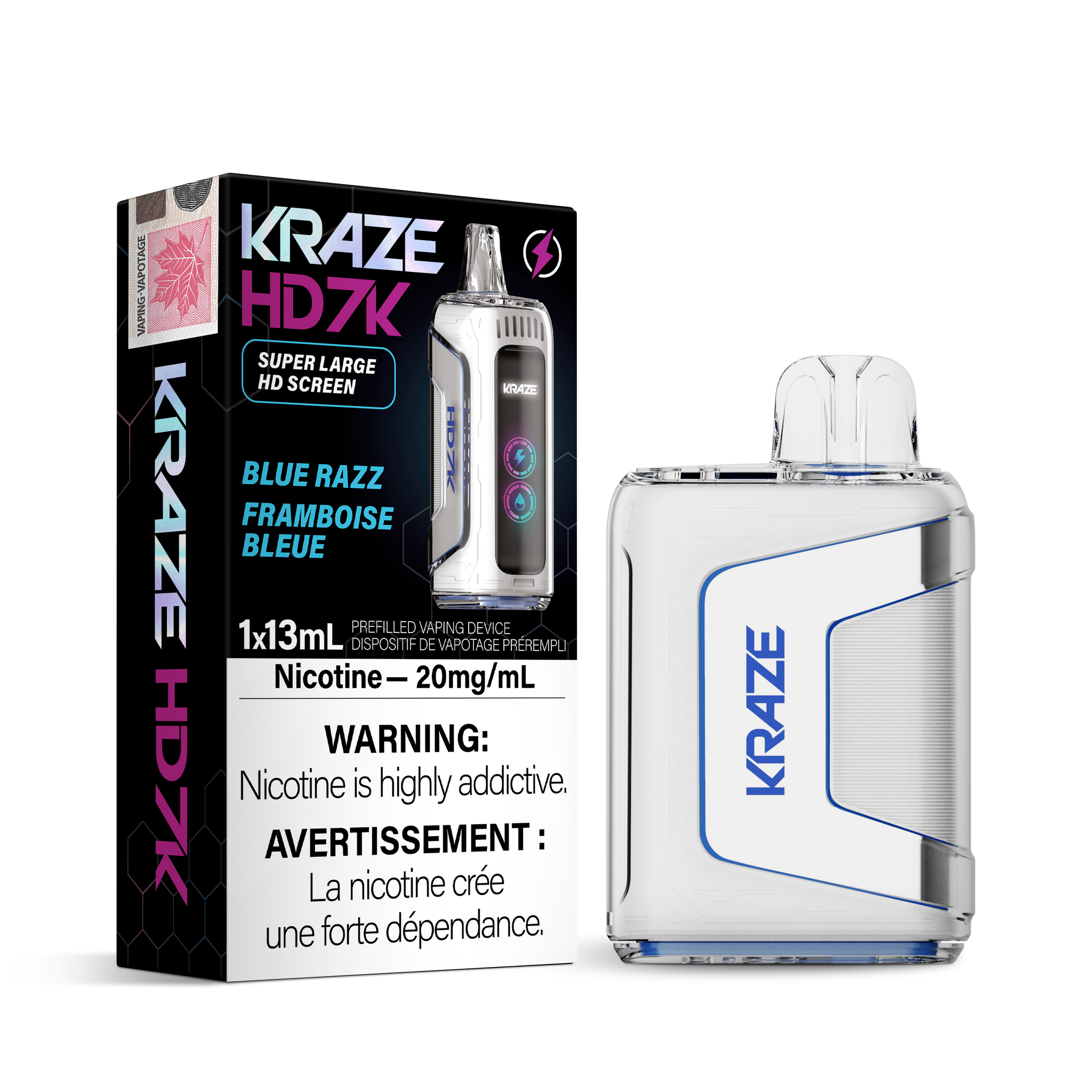 Blue Razz KRAZE HD7K Keswick Alliston Newmarket Woodbridge Vaughan Toronto GTA Ontario Canada
