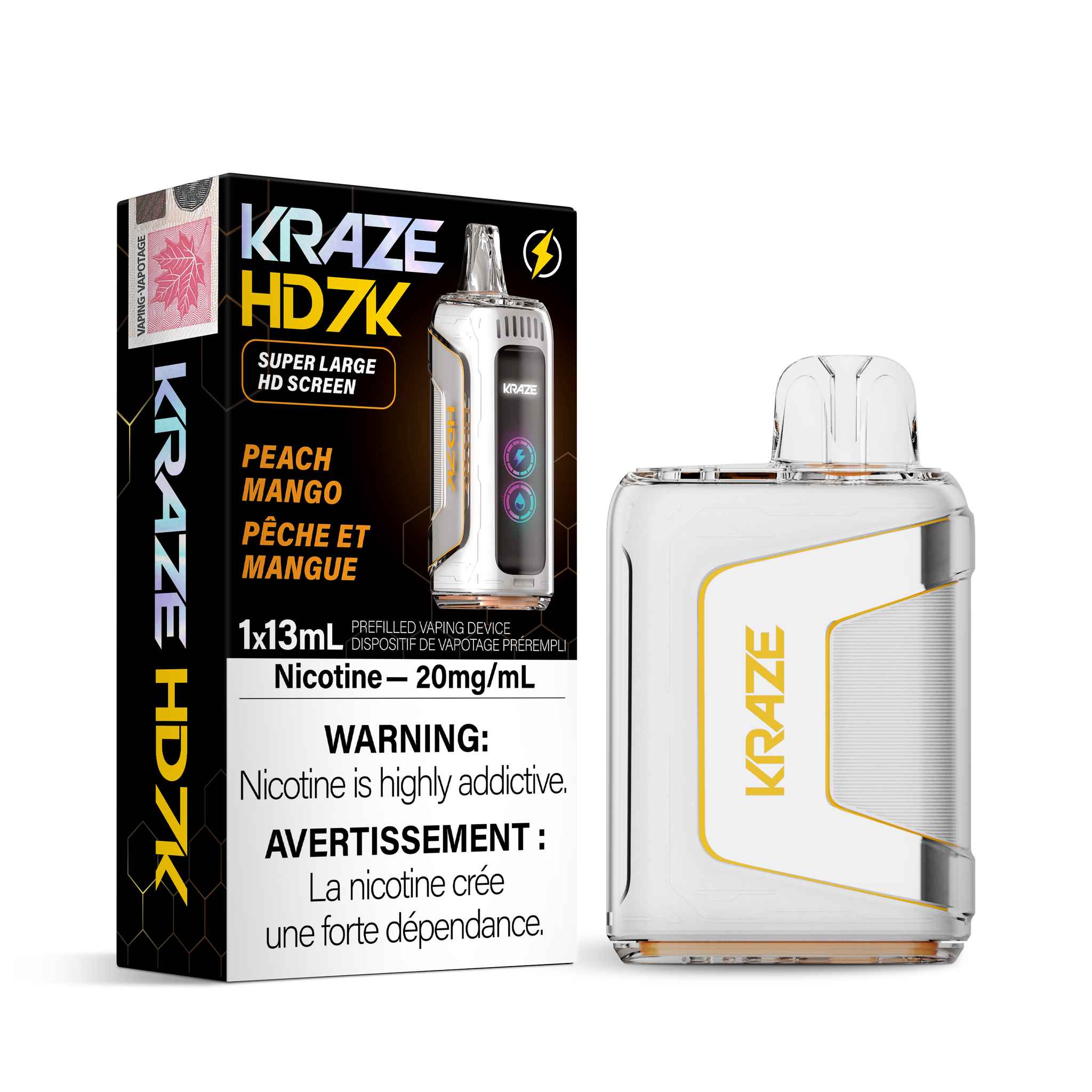 Peach Mango KRAZE HD7K Keswick Alliston Newmarket Woodbridge Vaughan Toronto GTA Ontario Canada