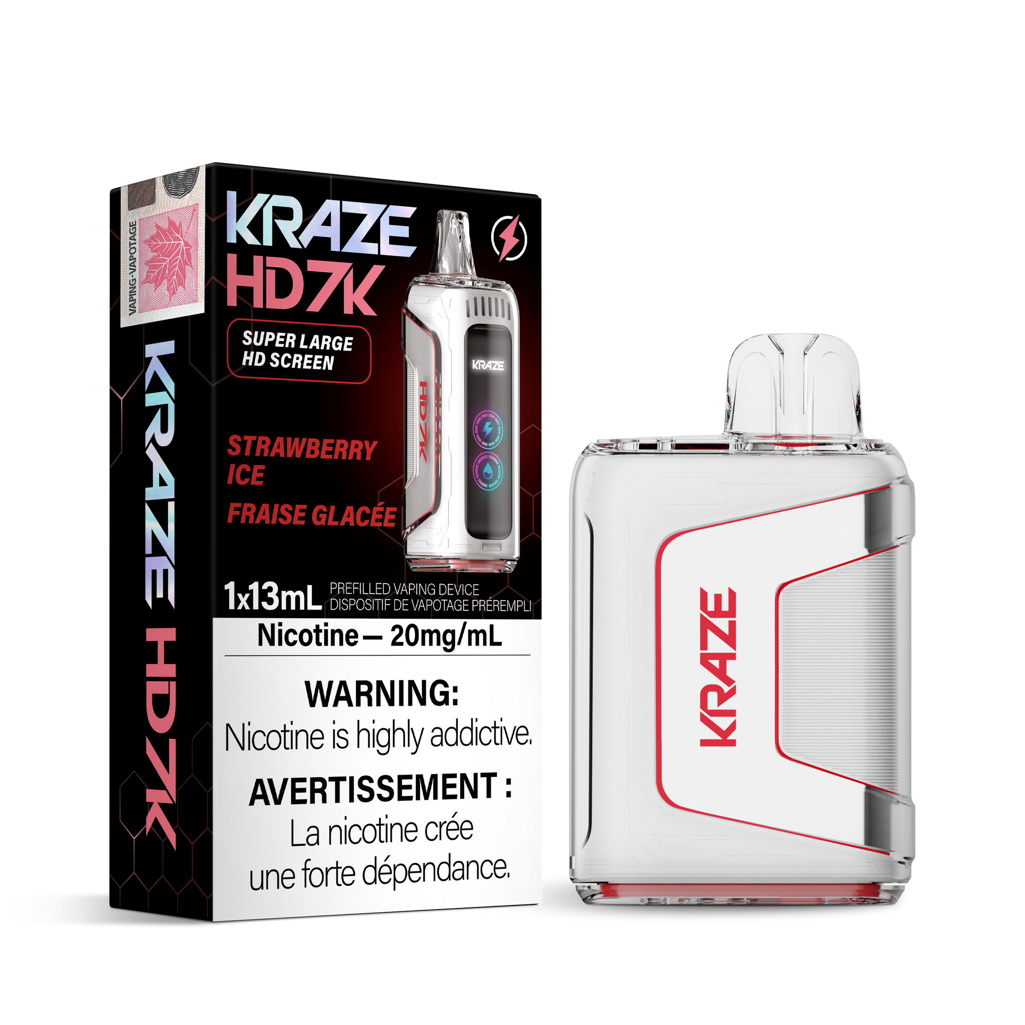 Strawberry Ice KRAZE HD7K Keswick Alliston Newmarket Woodbridge Vaughan Toronto GTA Ontario Canada