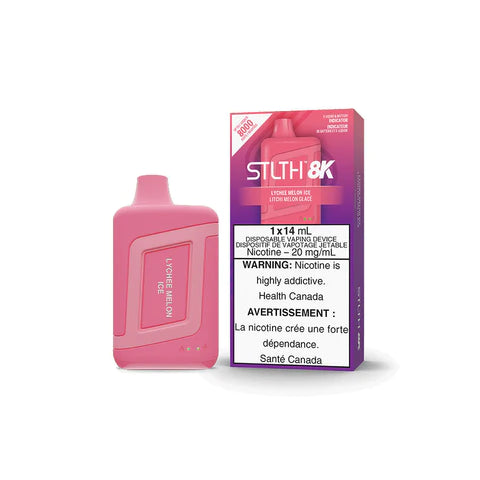Lychee Melon Ice STLTH 8K Disposable Keswick Alliston Newmarket Woodbridge Vaughan Toronto GTA Ontario Canada