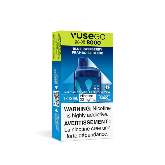 Blue Raspberry VUSE GO 8000 Disposable Keswick Alliston Newmarket Woodbridge Vaughan Toronto GTA Ontario Canada