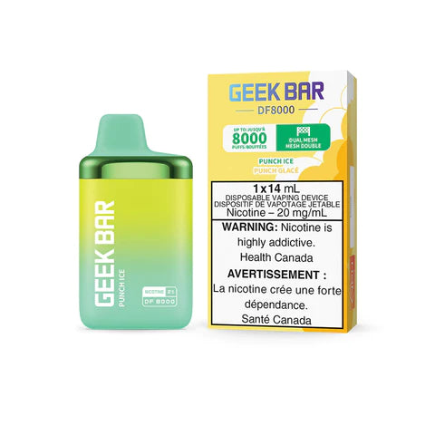Punch Ice Geek Bar DF8000 Keswick Alliston Newmarket Woodbridge Vaughan GTA Toronto Ontario Canada