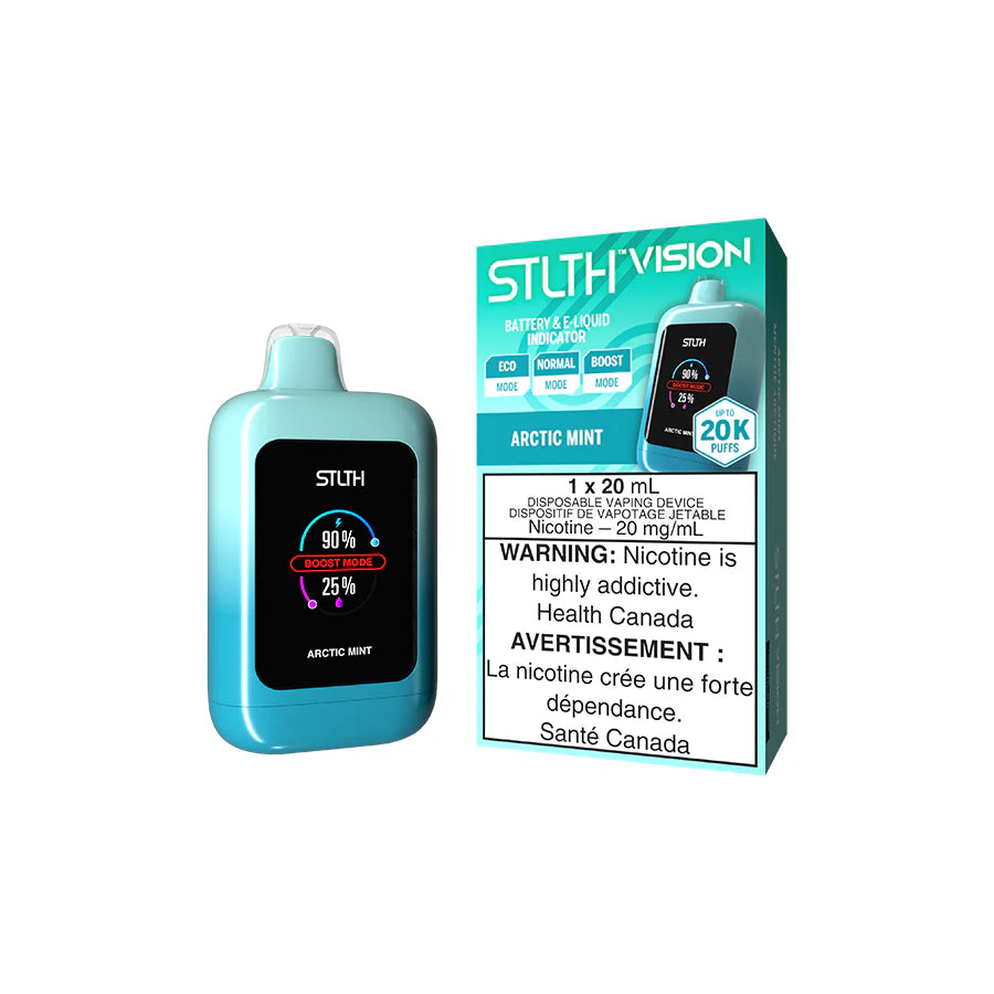 Arctic Mint STLTH VISION Disposable Keswick Alliston Newmarket Woodbridge Vaughan Toronto GTA Ontario Canada