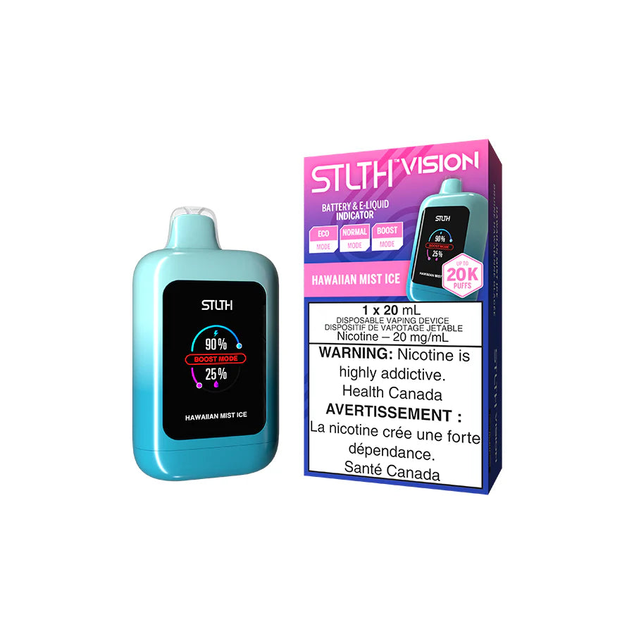 Hawaiian Mist Ice STLTH VISION Disposable Keswick Alliston Newmarket Woodbridge Vaughan Toronto GTA Ontario Canada
