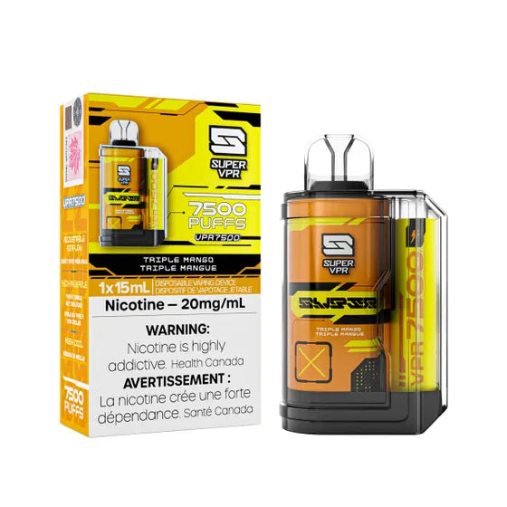 Triple Mango Super VPR 7500 Disposable Keswick Alliston Newmarket Woodbridge Vaughan GTA Toronto Ontario Canada