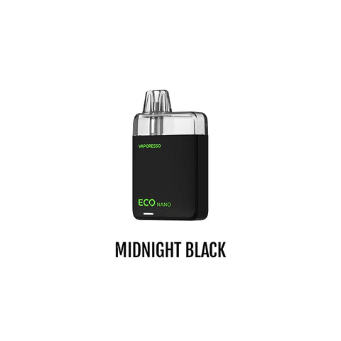 Midnight Black Vaporesso ECO Nano Pod Kit Keswick Alliston Newmarket Woodbridge Vaughan GTA Toronto Ontario Canada