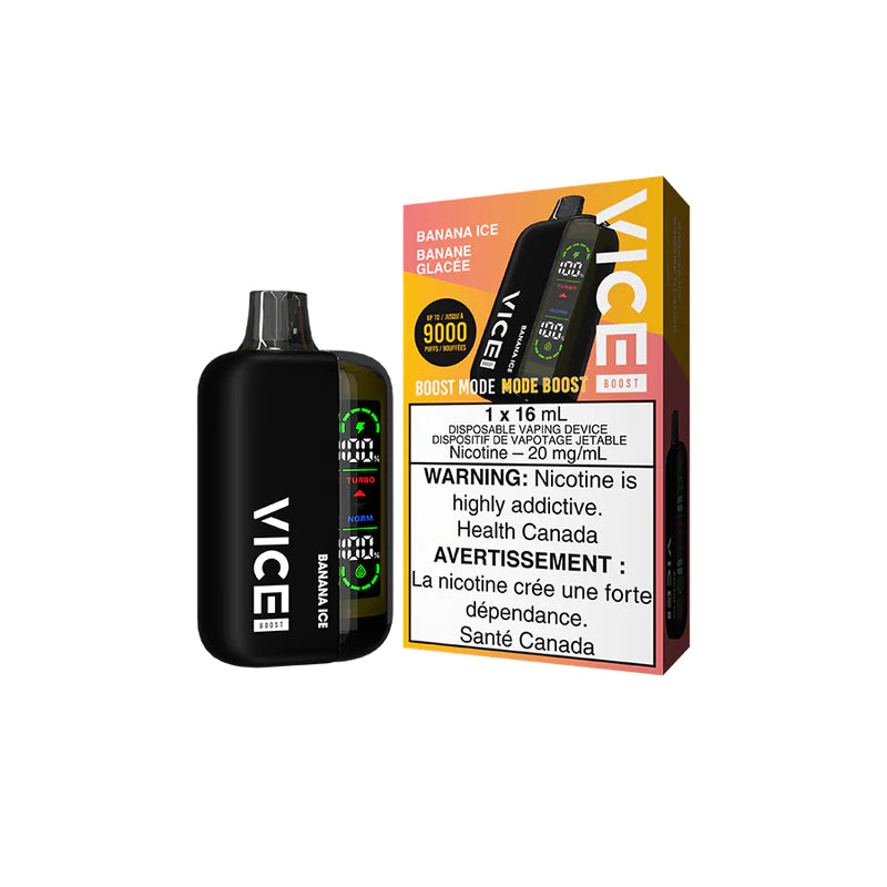 Banana Ice Vice Boost Disposable Keswick Alliston Newmarket Woodbridge Vaughan Toronto GTA Ontario Canada