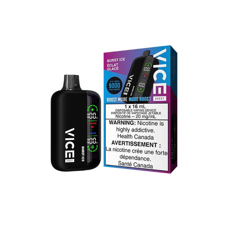 Burst Ice Vice Boost Disposable Keswick Alliston Newmarket Woodbridge Vaughan Toronto GTA Ontario Canada