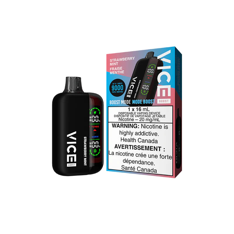 Strawberry Mint Vice Boost Disposable Keswick Alliston Newmarket Woodbridge Vaughan Toronto GTA Ontario Canada