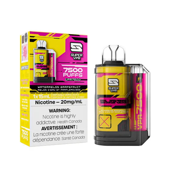 Watermelon Grapefruit Super VPR 7500 Disposable Keswick Alliston Newmarket Woodbridge Vaughan GTA Toronto Ontario Canada