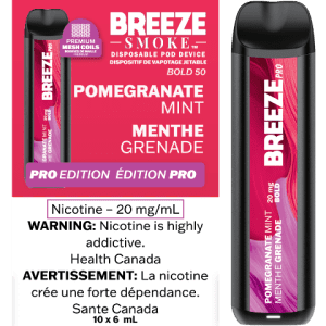 Pomegranate Mint Breeze Pro Disposable Keswick Alliston Newmarket Woodbridge Vaughan Toronto GTA Ontario Canada - IN2 Pomegranate Mint Breeze Pro Disposable Keswick Alliston Newmarket Woodbridge Vaughan Toronto GTA Ontario Canada - IN2