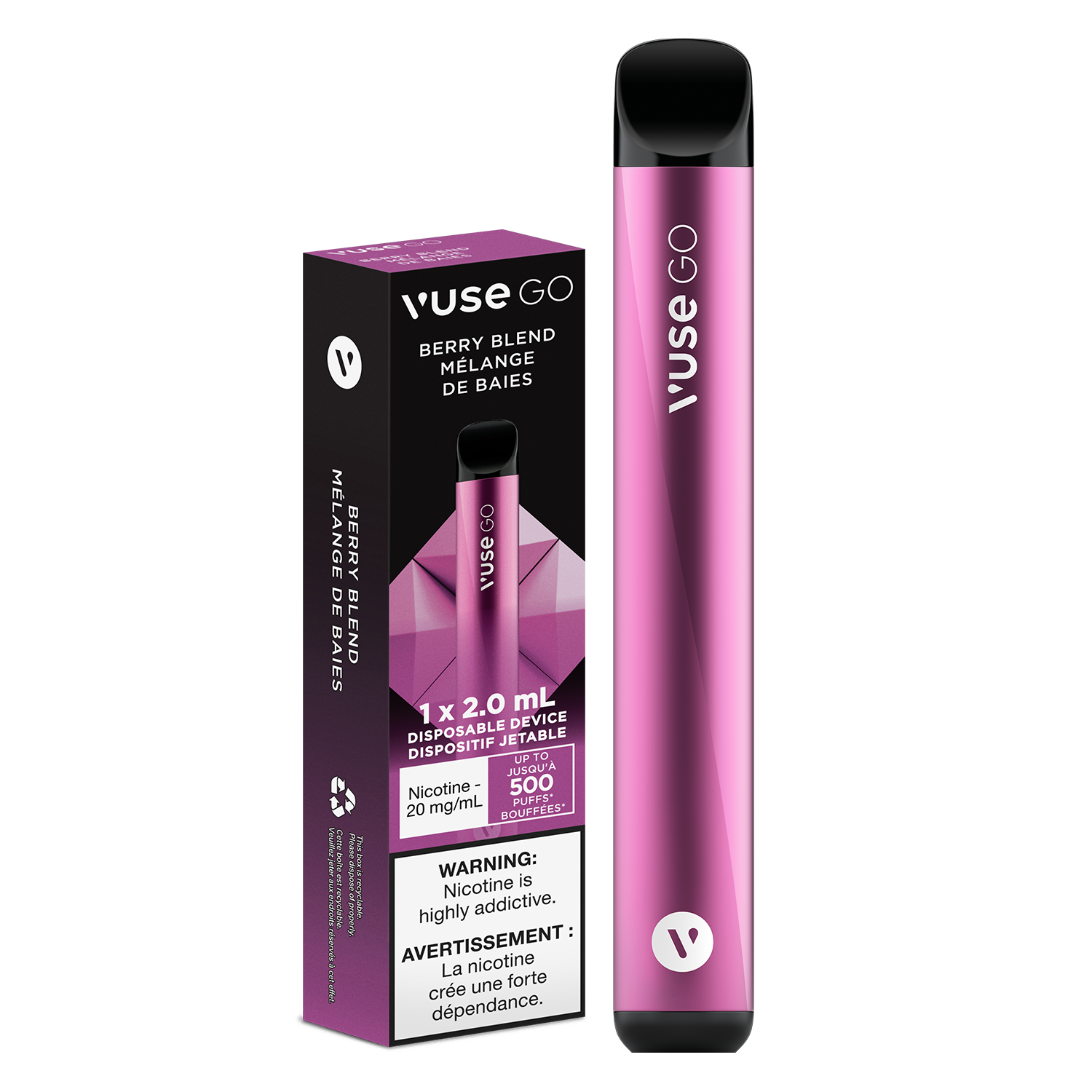 Berry Blend VUSE GO Disposable Keswick Alliston Newmarket Woodbridge Vaughan Toronto GTA Ontario Canada