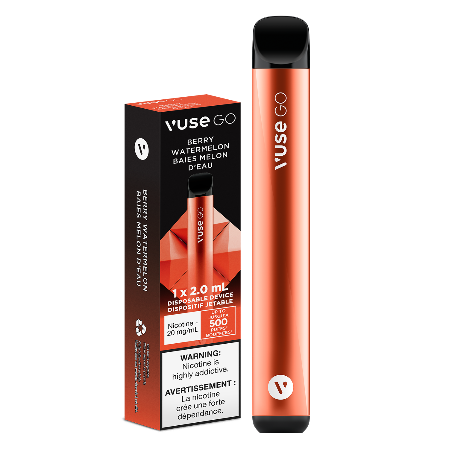 Watermelon Berry VUSE GO Disposable Keswick Alliston Newmarket Woodbridge Vaughan Toronto GTA Ontario Canada