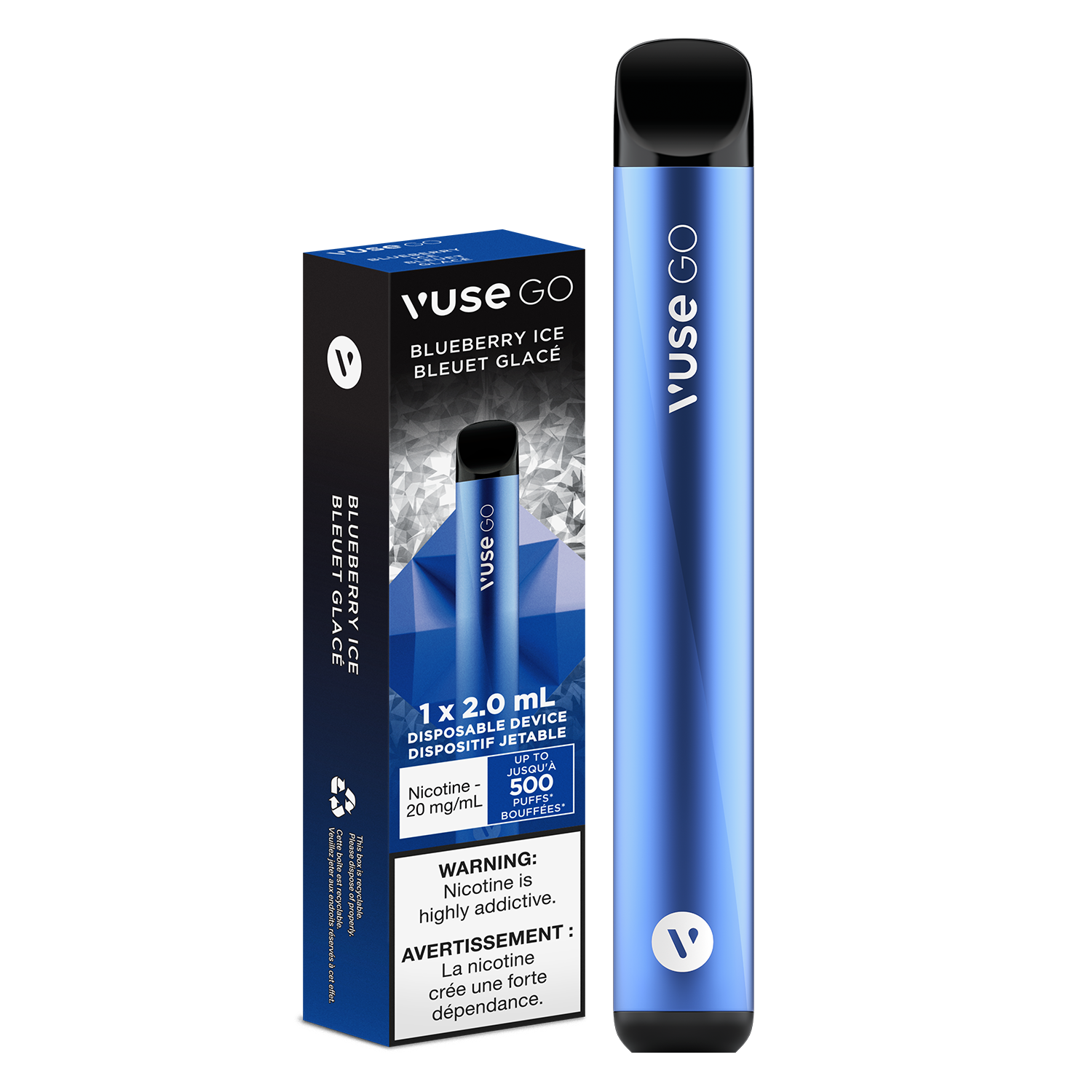 Blueberry Ice VUSE GO Disposable Keswick Alliston Newmarket Woodbridge Vaughan Toronto GTA Ontario Canada