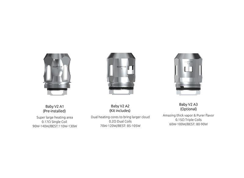 Replacement Coils for SMOK Baby V2 Tank Toronto Ontario GTA Vaughan Woodbridge Newmarket Canada