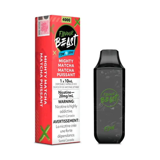 Mighty Matcha Iced Flavour Beast Flow Disposable Keswick Alliston Newmarket Woodbridge Vaughan Toronto GTA Ontario Canada - IN2 Mighty Matcha Iced Flavour Beast Flow Disposable Keswick Alliston Newmarket Woodbridge Vaughan Toronto GTA Ontario Canada - IN2
