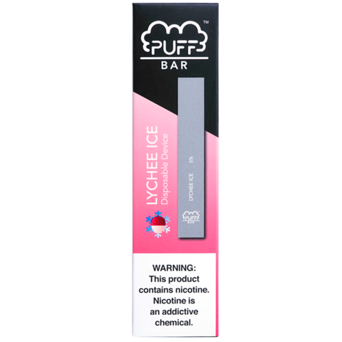 Lychee Ice Puff Bar Disposable Vape Alliston Newmarket Woodbridge Vaughan Toronto GTA Ontario Canada