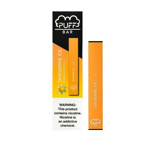 Tangerine Ice Puff Bar Disposable Vape Alliston Newmarket Woodbridge Vaughan Toronto GTA Ontario Canada