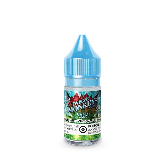 Kanzi Iced Nic Salt 12 Monkeys Ice Age Keswick Alliston Vaughan Newmarket Woodbridge Gta Toronto Canada