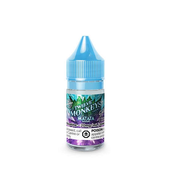 Matata Iced Nic Salt 12 Monkeys Ice Age Keswick Alliston Vaughan Newmarket Woodbridge Gta Toronto Canada