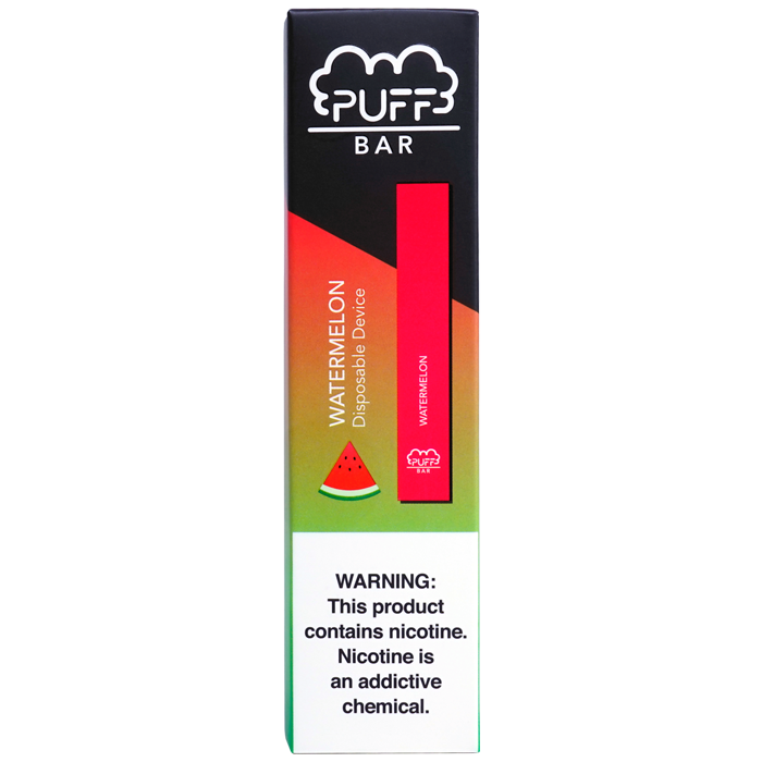 Watermelon Puff Bar Disposable Vape Alliston Newmarket Woodbridge Vaughan Toronto GTA Ontario Canada