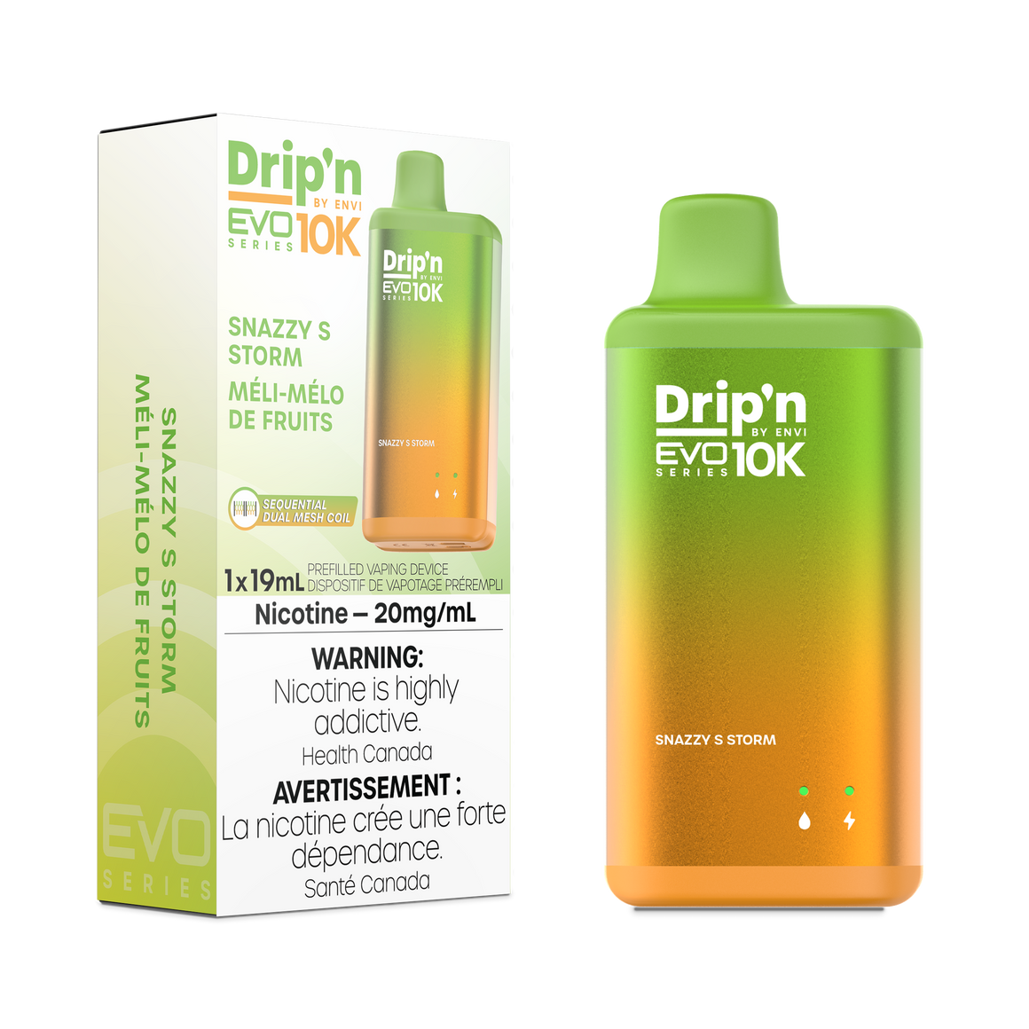 Snazzy S Storm Drip'n EVO 10K Disposable Keswick Alliston Newmarket Woodbridge Vaughan Toronto GTA Ontario Canada