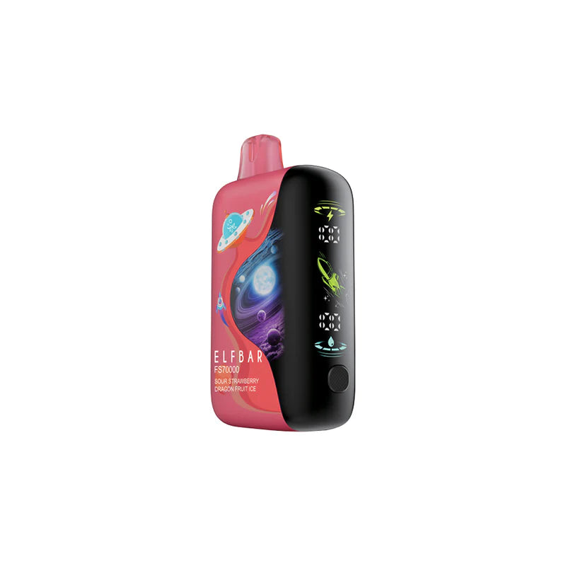Sour Strawberry Dragonfruit Ice ELF Bar FS70K Disposable Keswick Alliston Newmarket Woodbridge Vaughan GTA Toronto Ontario Canada
