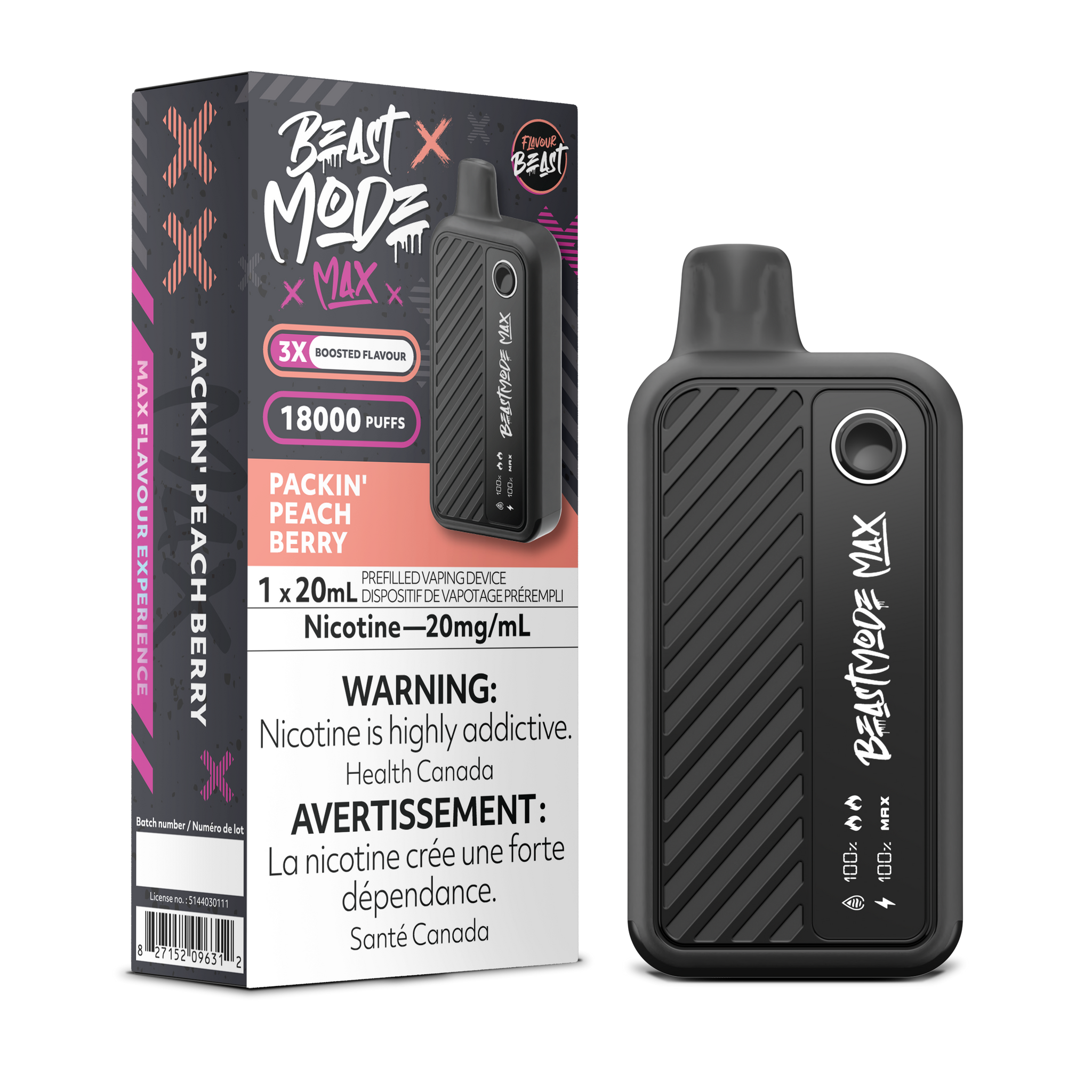 Mad Mango Peach Flavour Beast Beast Mode MAX 18K Keswick Alliston ...