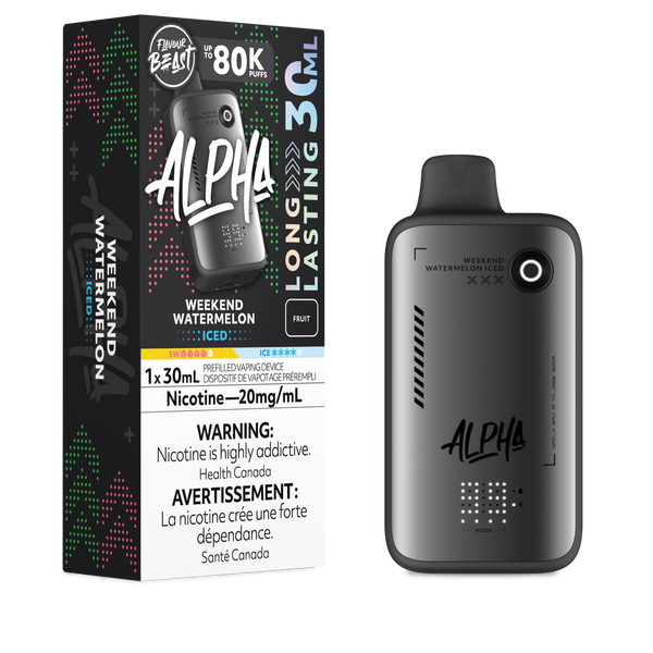 Weekend Watermelon Flavour Beast ALPHA 80K Disposable Keswick Alliston ...