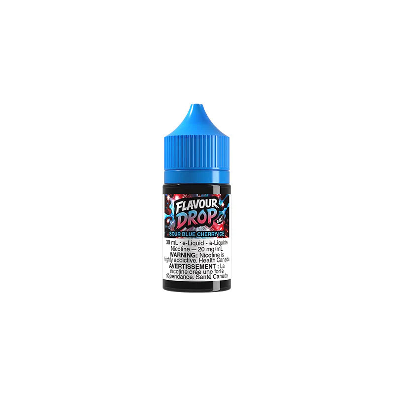 Sour Blue Cherry Ice Flavour Drop Nic Salt Keswick Alliston Newmarket Woodbridge Vaughan GTA Newmarket Toronto Ontario Canada