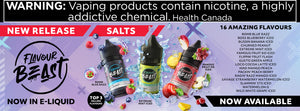 In2Vapes Flavour Beast Ejuice Nic Salt Bottle Alliston Newmarket Vaughan Woodbridge Toronto Ontario Canada