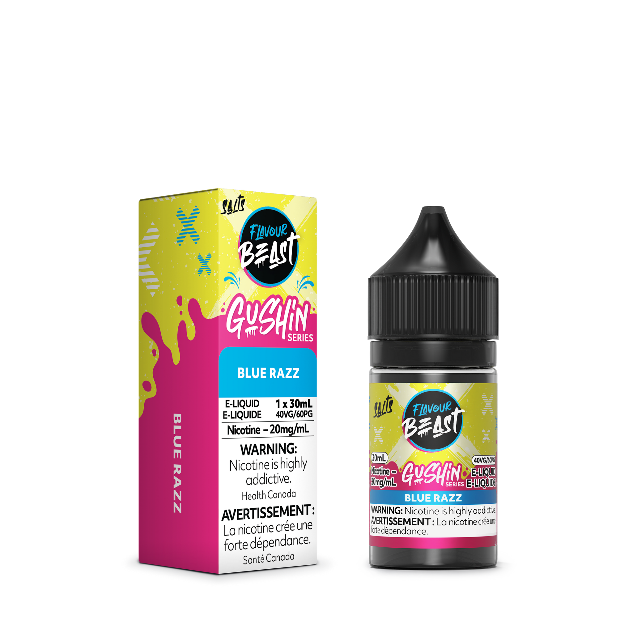Gushin Blue Razz Flavour Beast E-Juice Keswick Alliston Newmarket Woodbridge Vaughan GTA Newmarket Toronto Ontario Canada