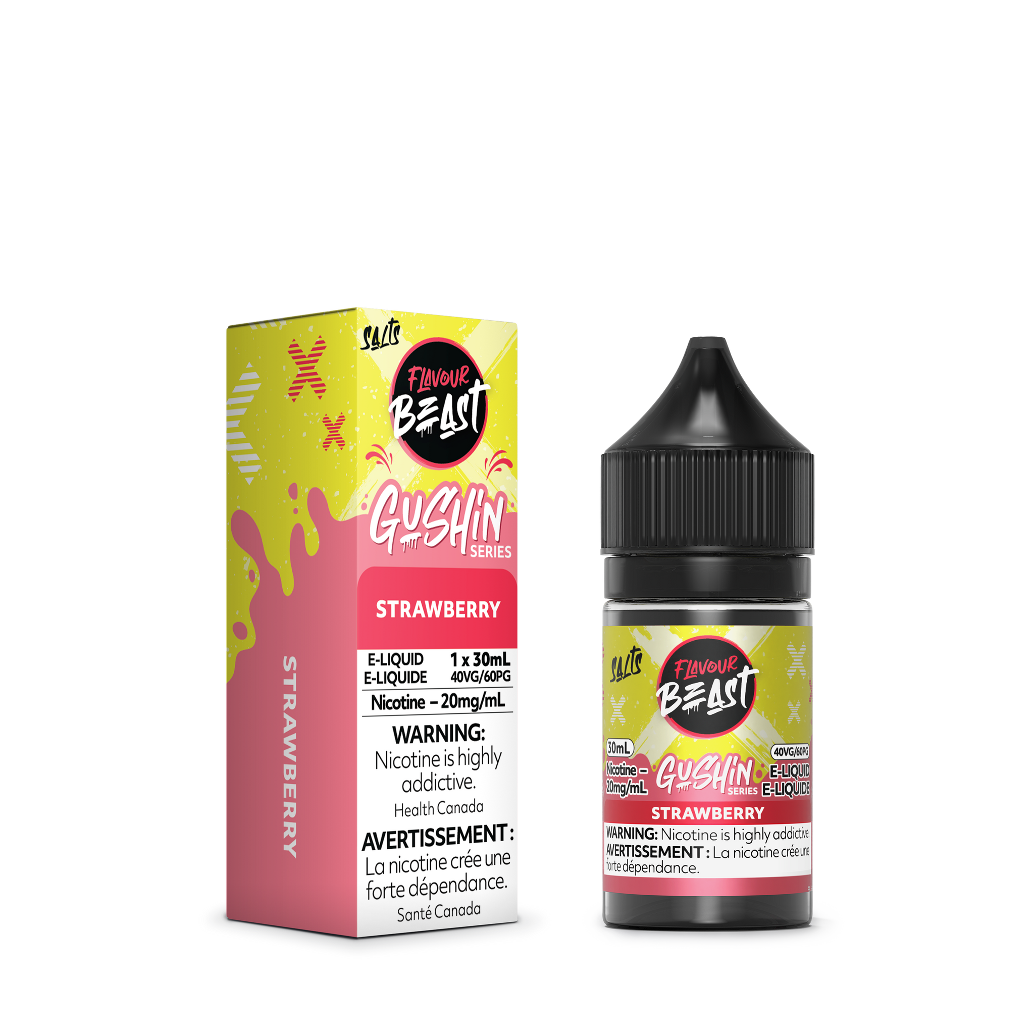 Gushin Strawberry Flavour Beast E-Juice Keswick Alliston Newmarket Woodbridge Vaughan GTA Newmarket Toronto Ontario Canada