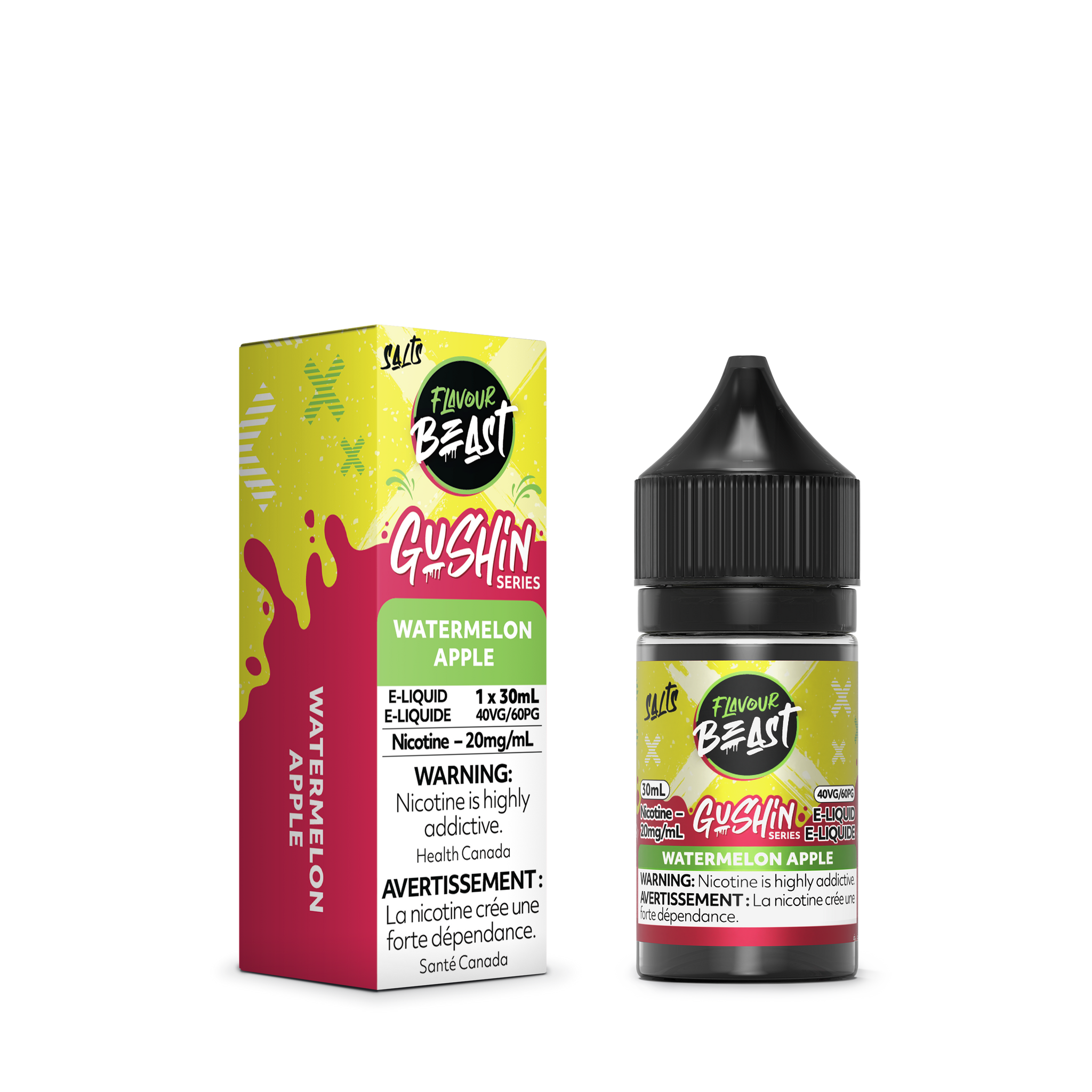 Gushin Watermelon Apple Flavour Beast E-Juice Keswick Alliston Newmarket Woodbridge Vaughan GTA Newmarket Toronto Ontario Canada