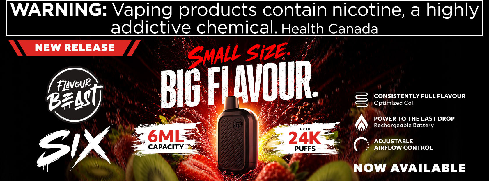 Flavour Beast SIX Disposable In2Vapes Canada