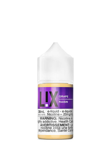 grape menthol vape juice Grape Ice (Nic Salt) Lix Nitro Vapor Keswick Alliston Newmarket Woodbridge Vaughan GTA Toronto Ontario Canada
