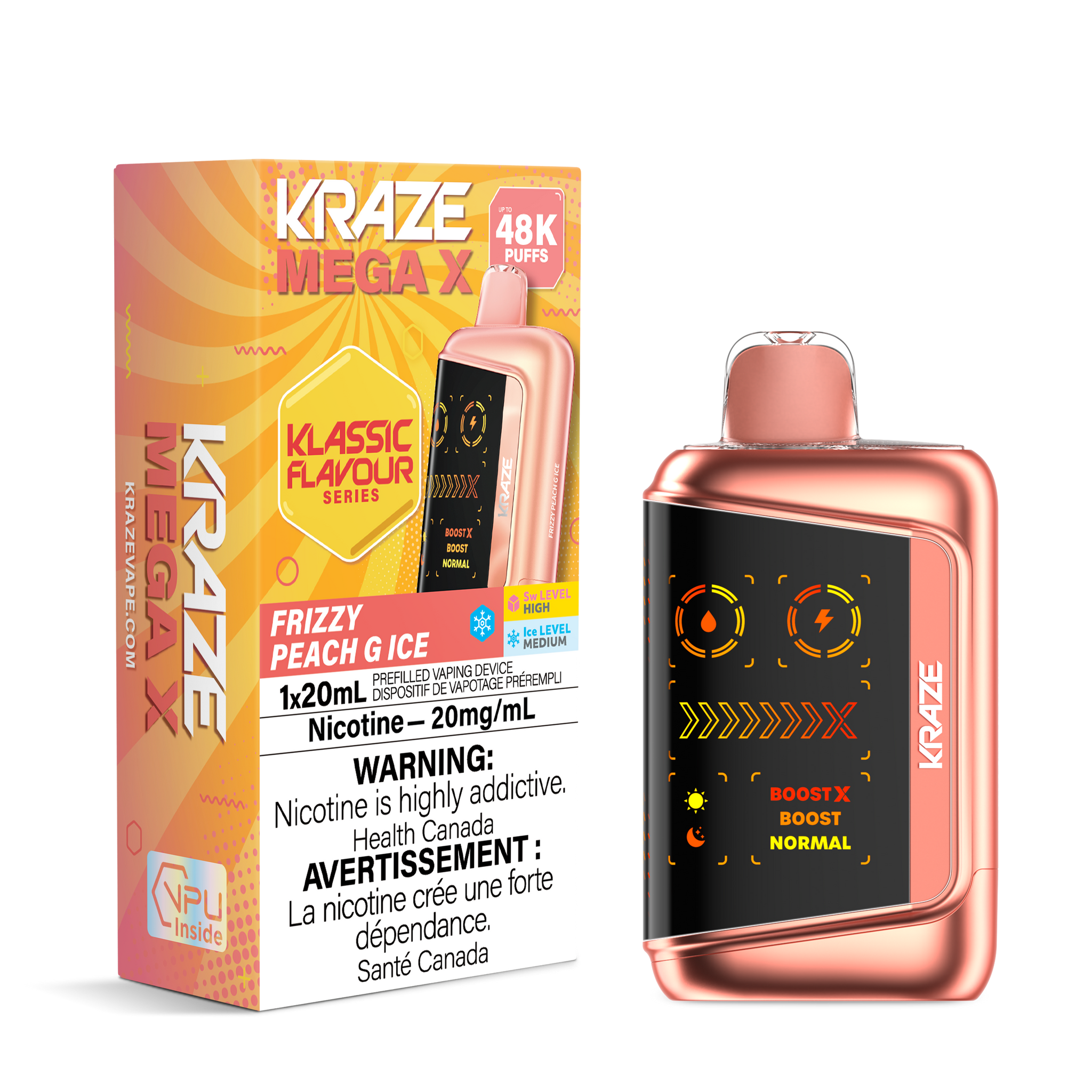 Frizzy Peach G Ice Kraze HD Mega X 48K Keswick Alliston Newmarket Woodbridge Vaughan Toronto GTA Ontario Canada