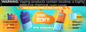 Drip'n LEVEL X Replacement Pods Keswick Alliston Newmarket Woodbridge Vaughan Toronto GTA Ontario Canada