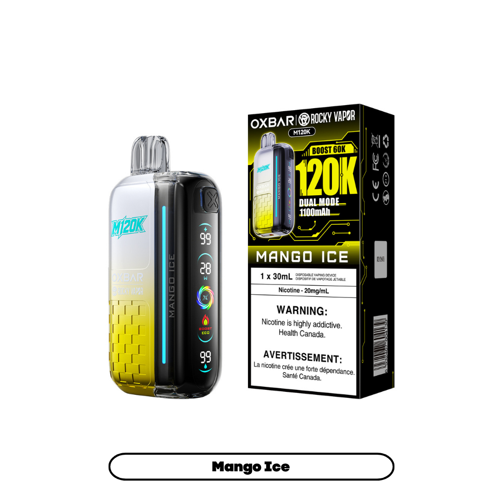Mango Ice OXBAR M120K Keswick Alliston Newmarket Woodbridge Vaughan GTA Toronto Ontario Canada