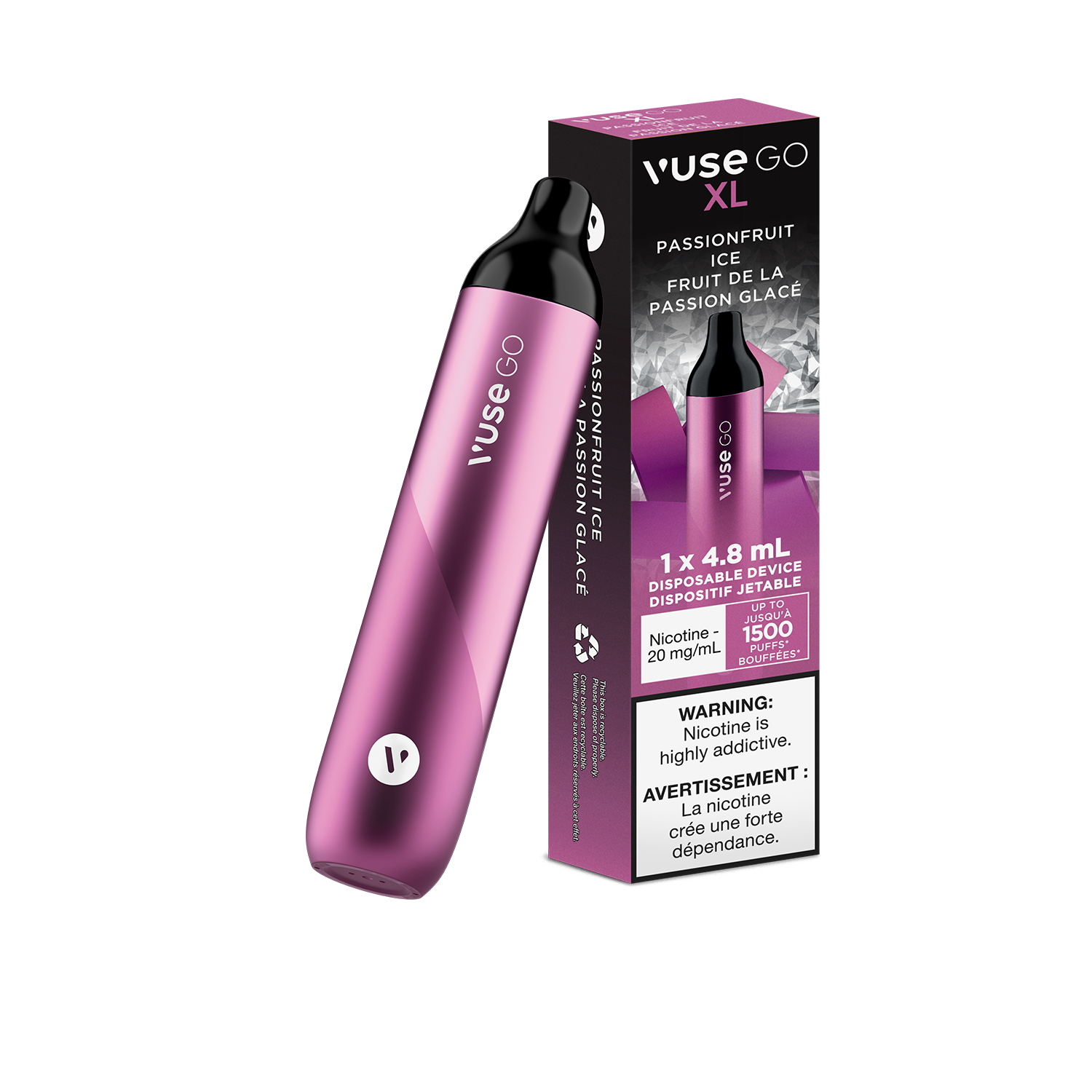 Passionfruit Ice VUSE GO XL Disposable Keswick Alliston Newmarket Woodbridge Vaughan Toronto GTA Ontario Canada - IN2 Passionfruit Ice VUSE GO XL Disposable Keswick Alliston Newmarket Woodbridge Vaughan Toronto GTA Ontario Canada - IN2