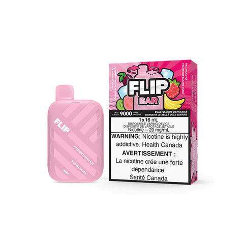 Passion Punch Ice and Razz Nana Ice Flip Bar Disposable Keswick Alliston Newmarket Woodbridge Vaughan GTA Toronto Ontario Canada