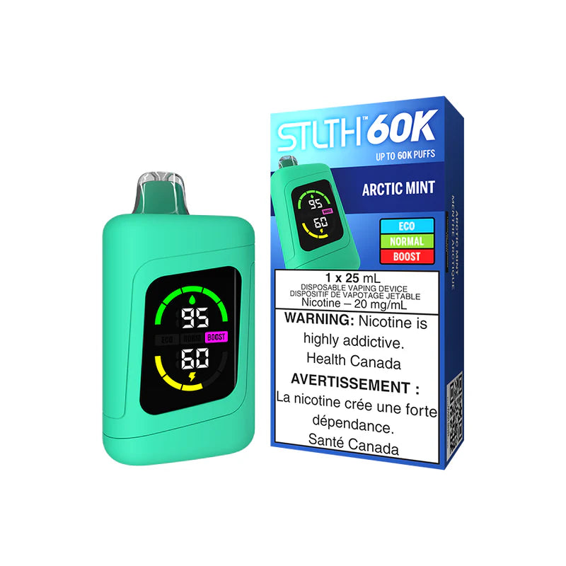 Arctic Mint STLTH 60K Disposable Keswick Alliston Newmarket Woodbridge Vaughan Toronto GTA Ontario Canada