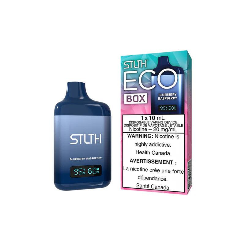 Blueberry Raspberry STLTH ECO Box Disposable Keswick Alliston Newmarket Woodbridge Vaughan Toronto GTA Ontario Canada