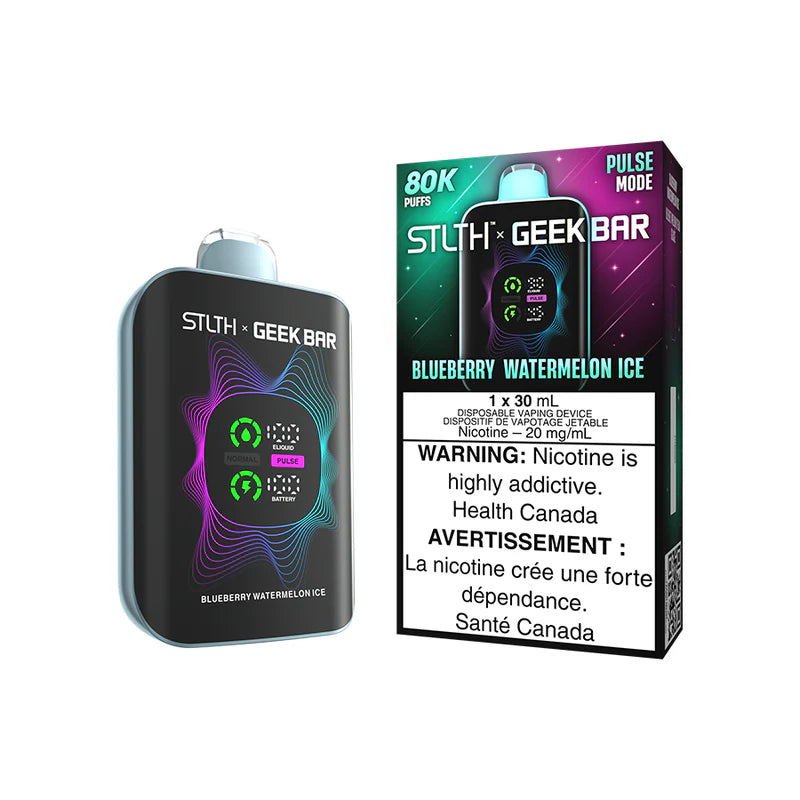 Blueberry Watermelon Ice STLTH x GeekBar 80K Disposable Keswick Alliston Newmarket Woodbridge Vaughan GTA Toronto Ontario Canada