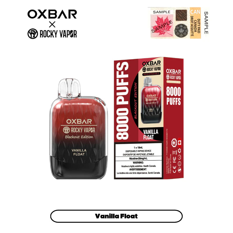 OXBAR G8000 Disposable by Rocky Vapor Keswick Alliston Newmarket Woodbridge Vaughan GTA Toronto Ontario Canada - IN2 OXBAR G8000 Disposable by Rocky Vapor Keswick Alliston Newmarket Woodbridge Vaughan GTA Toronto Ontario Canada - IN2