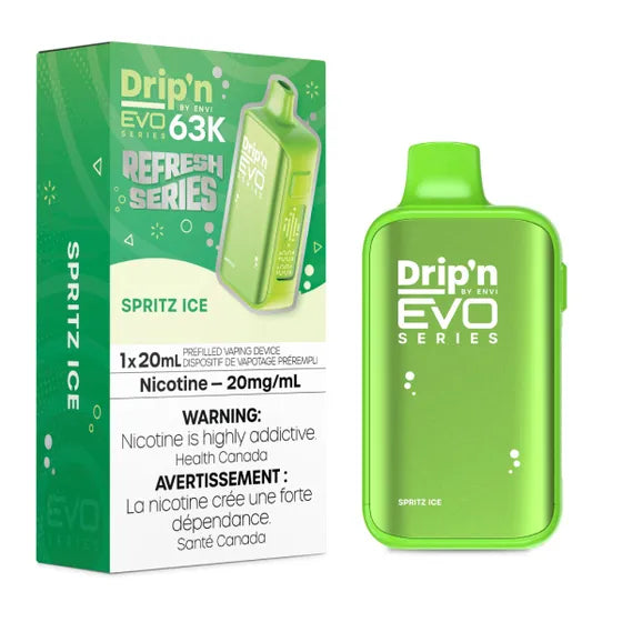 Spritz Ice Drip'n EVO 63K Disposable Keswick Alliston Newmarket Vaughan Woodbridge Toronto Ontario Canada