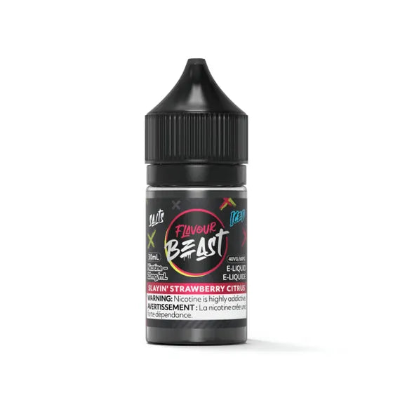 Slayin Strawberry Citrus Iced Flavour Beast E-Juice Keswick Alliston Newmarket Woodbridge Vaughan GTA Newmarket Toronto Ontario Canada